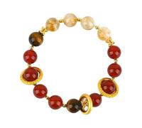 I raffinati e vibranti gioielli rossi invecchiati simboleggiano l'energia personale e l'equilibrio, la moda