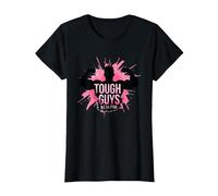 I Ragazzi duri Indossano Il Rosa Maglietta, Donna, Nero, S