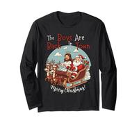 I Ragazzi Sono tornati in Città Buon Natale Maglia a Manica