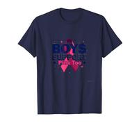 I Ragazzi sostengono Gli alleati Rosa per la sensibilizzazione sul Cancro al Seno Maglietta, Uomo, Navy, 4XL