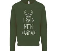 I Raid Con Ragnar The Vikings Valhalla Bambini Felpa Maglione
