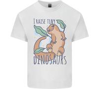 I Raise Piccolo Dinosauri Lucertole Chameleon Uomo Cotone T-Shirt