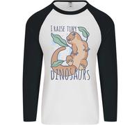 I Raise Piccolo Dinosauri Lucertole Chameleon Uomo L/S Baseball T-Shirt