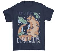 I Raise Piccolo Dinosauri Lucertole Chameleon Uomo T-Shirt 100% Cotone