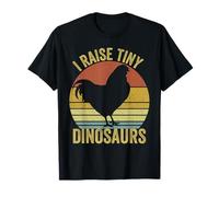 I Raise Tiny Dinosauri Polli Amante Camicie Divertente Farmer Maglietta