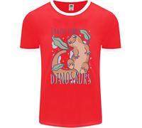 I Raiser Piccoli Dinosauri Lucertole Camaleonte Uomo Ringer T-Shirt FotL