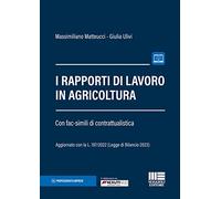 I rapporti di lavoro in agricoltura