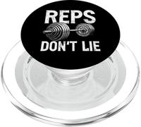 I rappresentanti non mentono sollevamento pesi fitness palestra amanti pesi PopSockets PopGrip per MagSafe