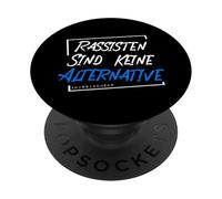 I razzisti non sono un'alternativa #wirist Anti destra PopSockets PopGrip Adesivo