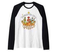 I Re Magi di Natale: Stasera Si Parte! Divertente presepe Maglia con Maniche Raglan