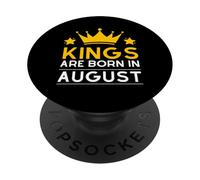 I re sono nati ad agosto PopSockets PopGrip Adesivo