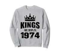 I re sono nati nel 1974 Compleanno 1974 Nato nel 1974 Felpa