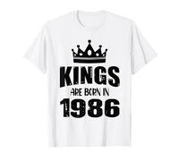 I re sono nati nel 1986 Compleanno 1986 Nato nel 1986 Maglietta