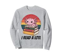 I Read Alotl Axolotl Felpa