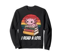 I Read Alotl Axolotl Felpa