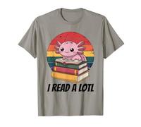 I Read Alotl Axolotl Maglietta