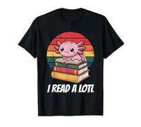 I Read Alotl Axolotl Maglietta