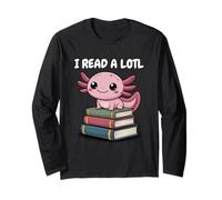 I Read Alotl Axolotl Readsolotl Maglia a Manica