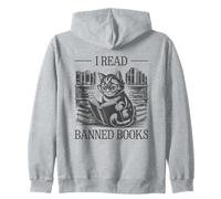 I Read Banned Books Felpa con Cappuccio
