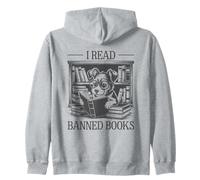 I Read Banned Books Felpa con Cappuccio