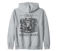 I Read Banned Books Felpa con Cappuccio