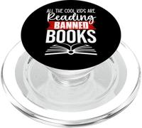 I Read Banned Books Sign,Kids Reading Banned Book Themed PopSockets PopGrip per MagSafe