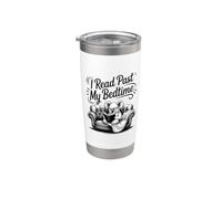 I Read Past My Bedtime Bicchiere termico in acciaio inox doppia parete