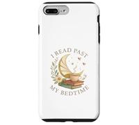 I Read Past My Bedtime Cozy Moon Book Lover Custodia per iPhone 7 Plus/8 Plus
