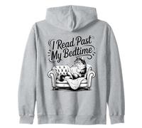 I Read Past My Bedtime Felpa con Cappuccio