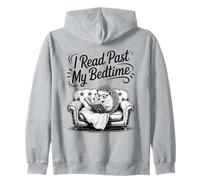 I Read Past My Bedtime Felpa con Cappuccio