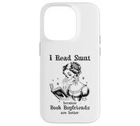 I Read Smut Book Boyfriends Smutty Books Dark Romance Reader Custodia per iPhone 14 Pro