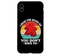 I Read The Rules Gioco da tavolo Divertente Gioco da tavolo Uomo Donna Custodia per iPhone XS Max