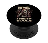 I Reap Souls IRS Agente Speciale Grim Reaper Angelo Della Morte PopSockets PopGrip Adesivo
