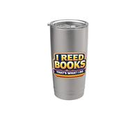 I Reed Books That's What I Do Vintage Bookworm Reader Citazione Bicchiere termico in acciaio inox doppia parete