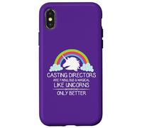 I registi del casting sono come gli unicorni - Regista cinematografico Custodia per iPhone X/XS