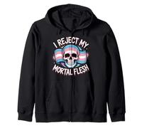 I Reject My Mortal Flesh Espressione Queer LGBTQ |- Felpa con Cappuccio