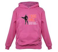 I Ride BMX What's Tuo Super Power - Bambini Felpa con Cappuccio Ciclismo Moto