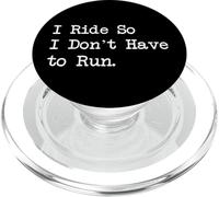 I Ride So I Don't Devo Correre Citazioni Divertenti Ciclismo PopSockets PopGrip per MagSafe