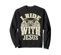 I Ride with Jesus Felpa