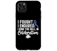 I Ring The Bell In Celebration Nastro Blu Cancro al Colon Custodia per iPhone 11 Pro Max