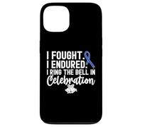 I Ring The Bell In Celebration Nastro Blu Cancro al Colon Custodia per iPhone 13