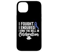 I Ring The Bell In Celebration Nastro Blu Cancro al Colon Custodia per iPhone 14 Plus
