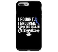 I Ring The Bell In Celebration Nastro Blu Cancro al Colon Custodia per iPhone 7 Plus/8 Plus