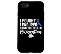I Ring The Bell In Celebration Nastro Blu Cancro al Colon Custodia per iPhone SE (2020) / 7/8