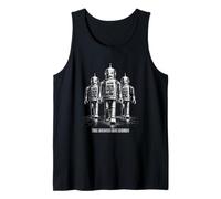 I Robot Stanno arrivando Retro Fantascienza Robot Invasione Canotta