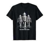 I Robot Stanno arrivando Retro Fantascienza Robot Invasione Maglietta