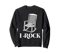 I Rock - Sedia a dondolo con gruppo musicista divertente Felpa