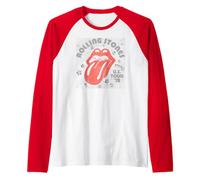 I Rolling Stones Aero Tongue Musica Rock Maglia con Maniche Raglan