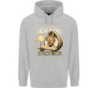 I Rosse Libri & Know Cose Topo di Biblioteca Coniglio Bambini Felpa con