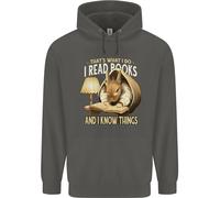 I Rosse Libri & Know Cose Topo di Biblioteca Coniglio Bambini Felpa con